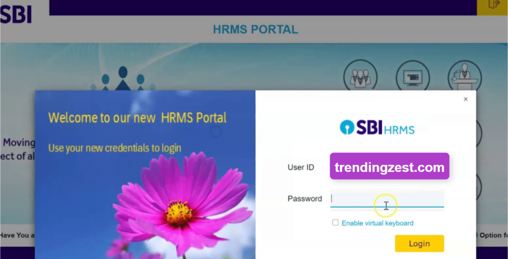 SBI HRMS Login